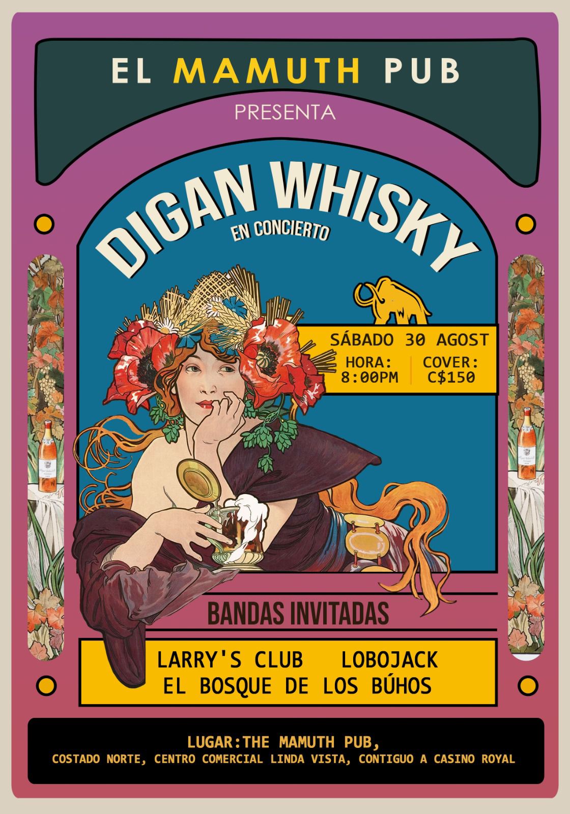 Digan Whisky en Concierto - El Mamuth Pub