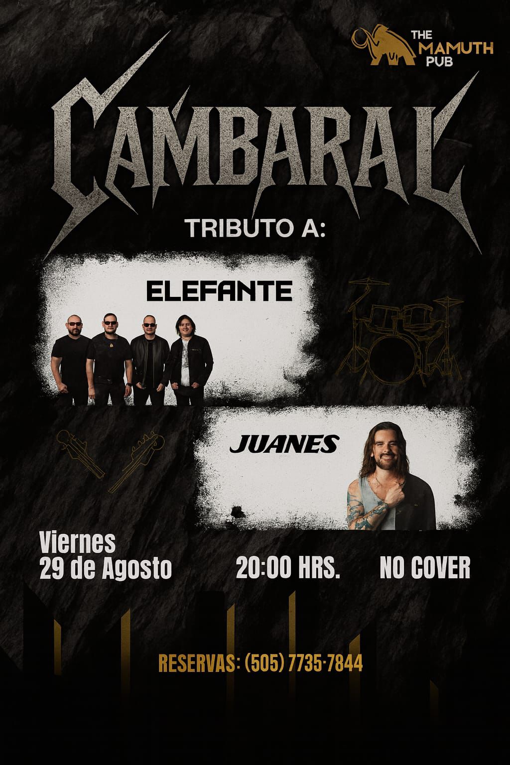 Tributo Elefante y Juanes por Cambarla