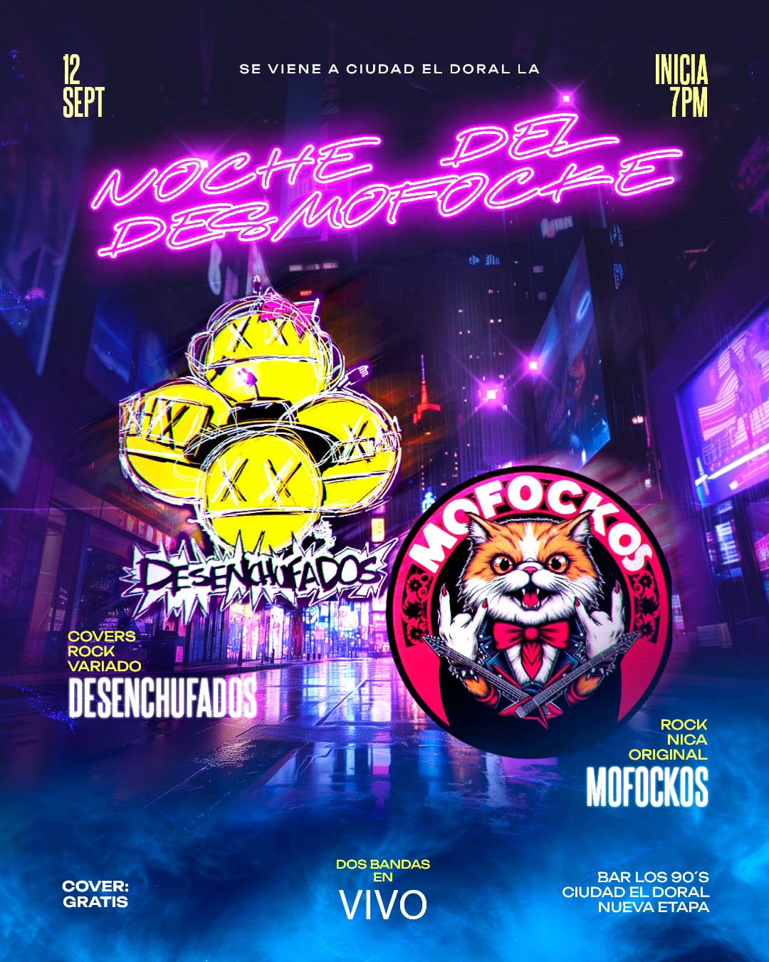 Mofockos y Desenchufados en Concierto