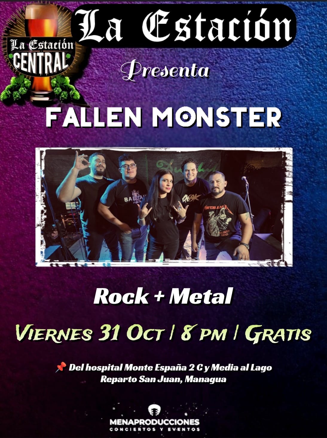 Fallen Monster en Concierto