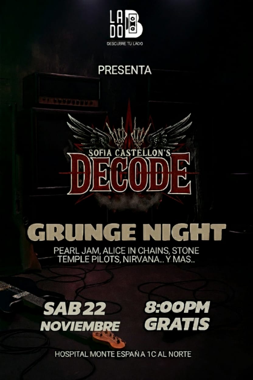 Sofia-Castellon-Decode-Tributo Sofía Castellón Grunge Night