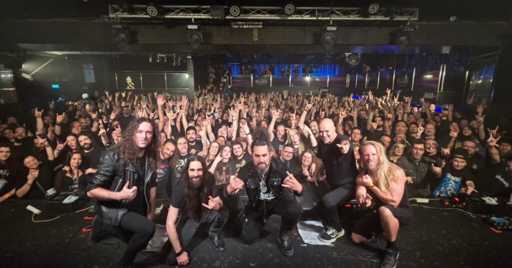 Foto de los Integrantes de Avalanch en su más reciente Concierto