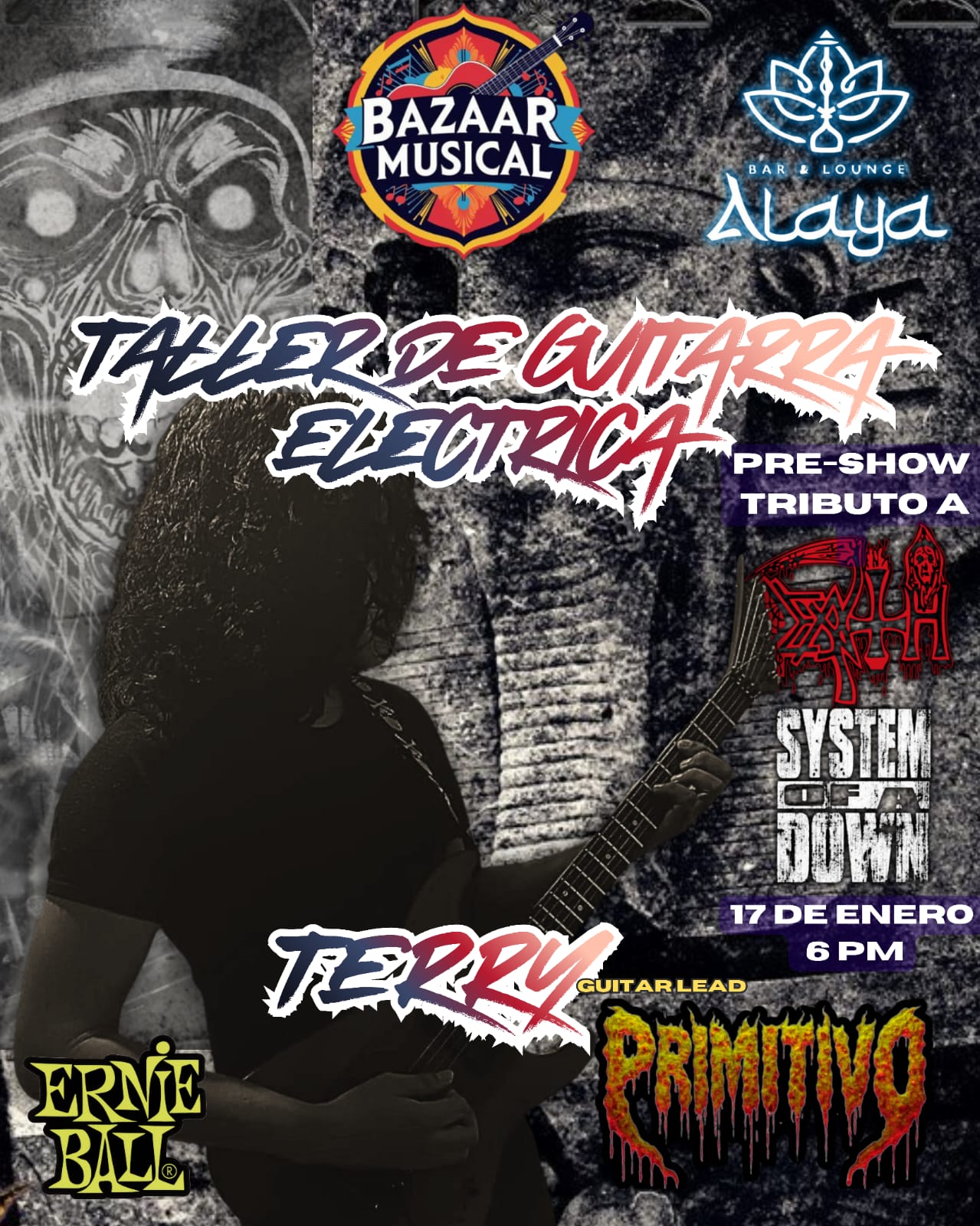 Taller de Guitarra Eléctrica en Alaya Masaya