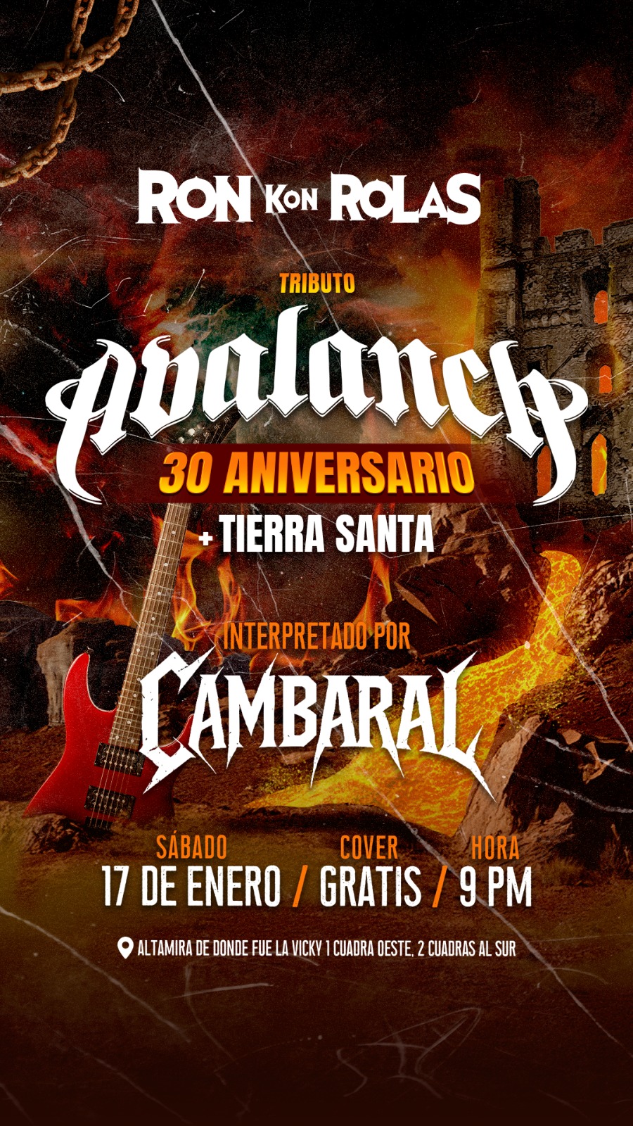 Tributo Avalanch y Tierra Santa por Cambarla