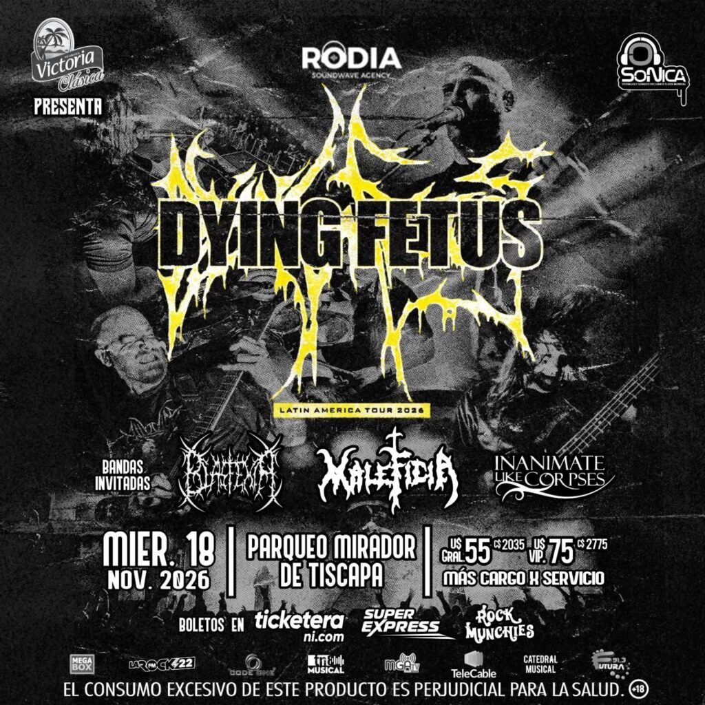 Dying Fetus en Niicaragua