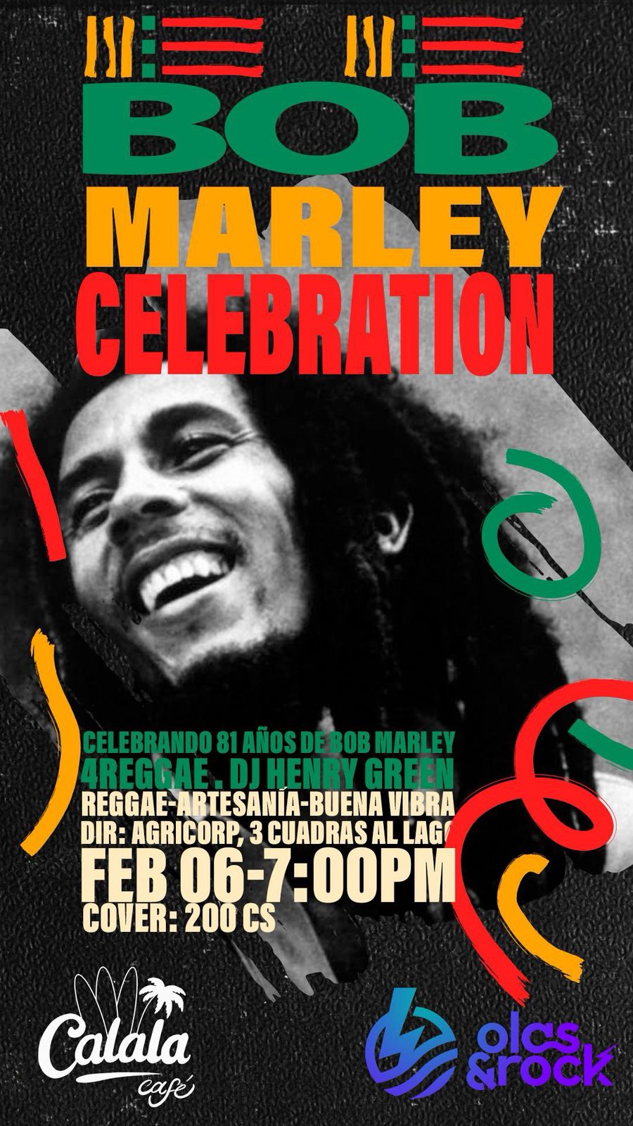 Evento Bob Marley Celebration
