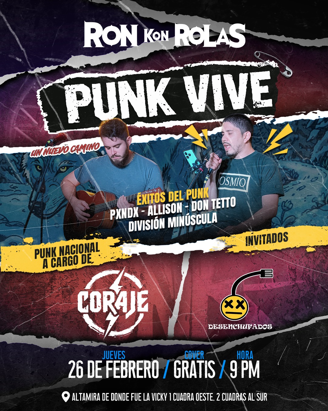Punk-Vive-Coraje-Desenchufados-RKR Punk Vive Coraje y Desenchufados