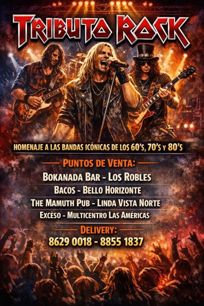Tributo Rock 2da Edición Puntos de Venta