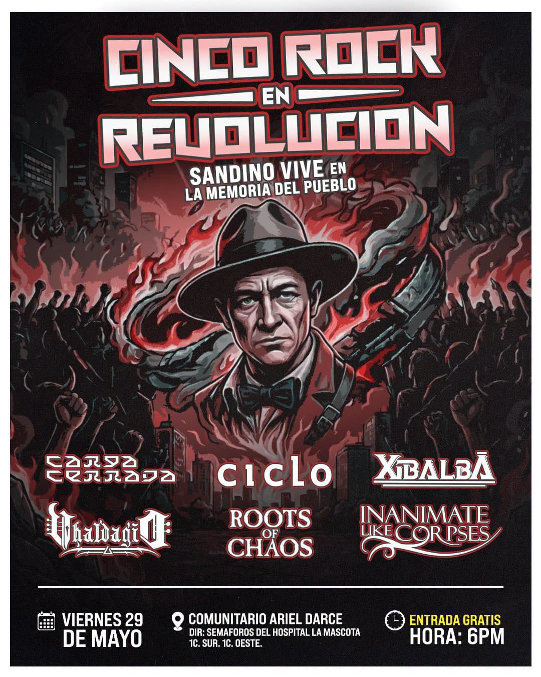 Cinco Rock en Revolution