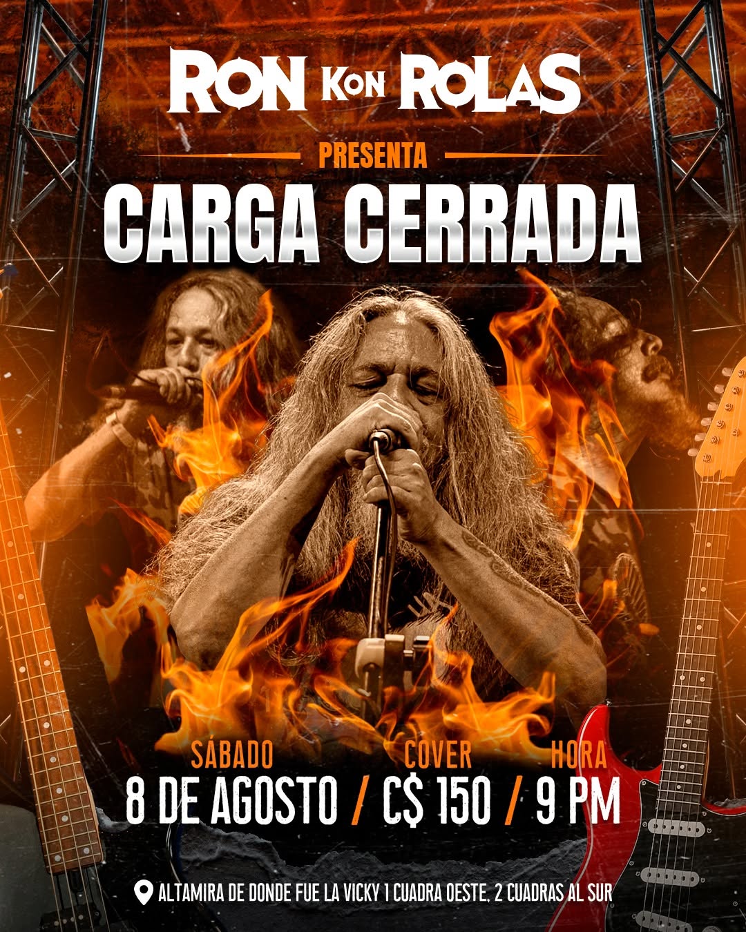 RKR presenta Concierto Ron Kon Rolas, Agosto 2026