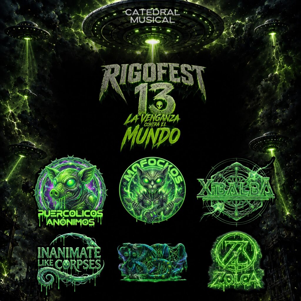 Rigo Fest XIII Flyer de las Bandas