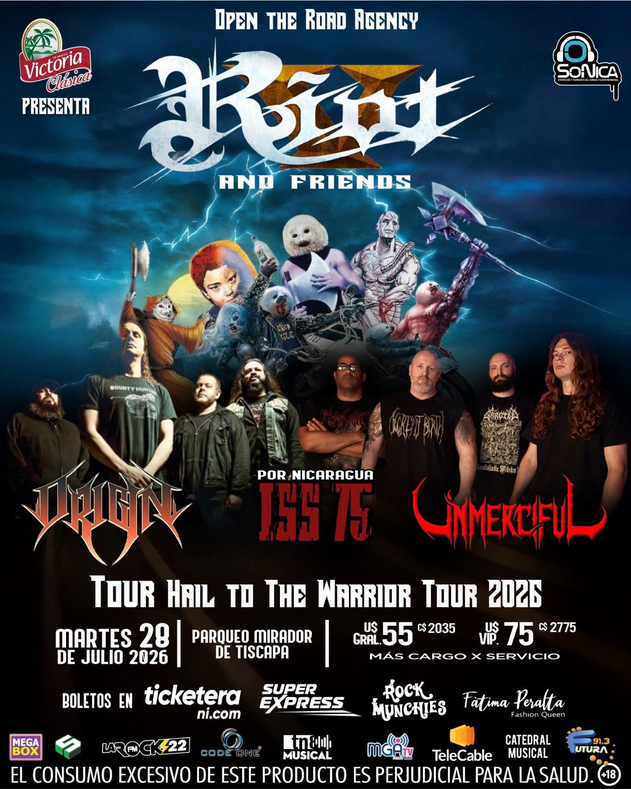 Riot en Nicaragua 2026 | Tour 50 Aniversario