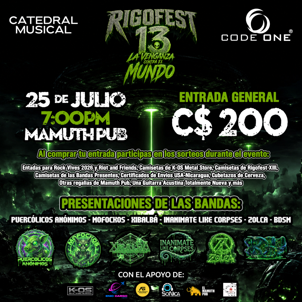 Rigo Fest XIII - La Venganza Contra el Mundo- El Mamuth Pub
