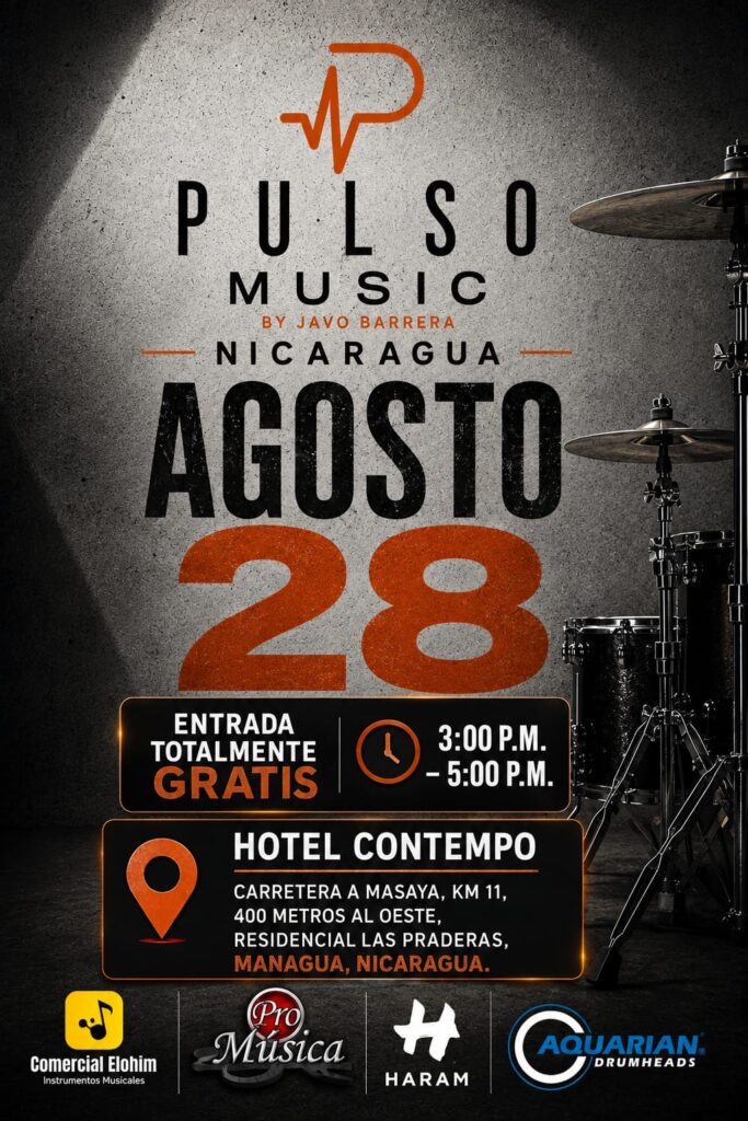 Flyer del evento Pulso Music Nicaragua 2026