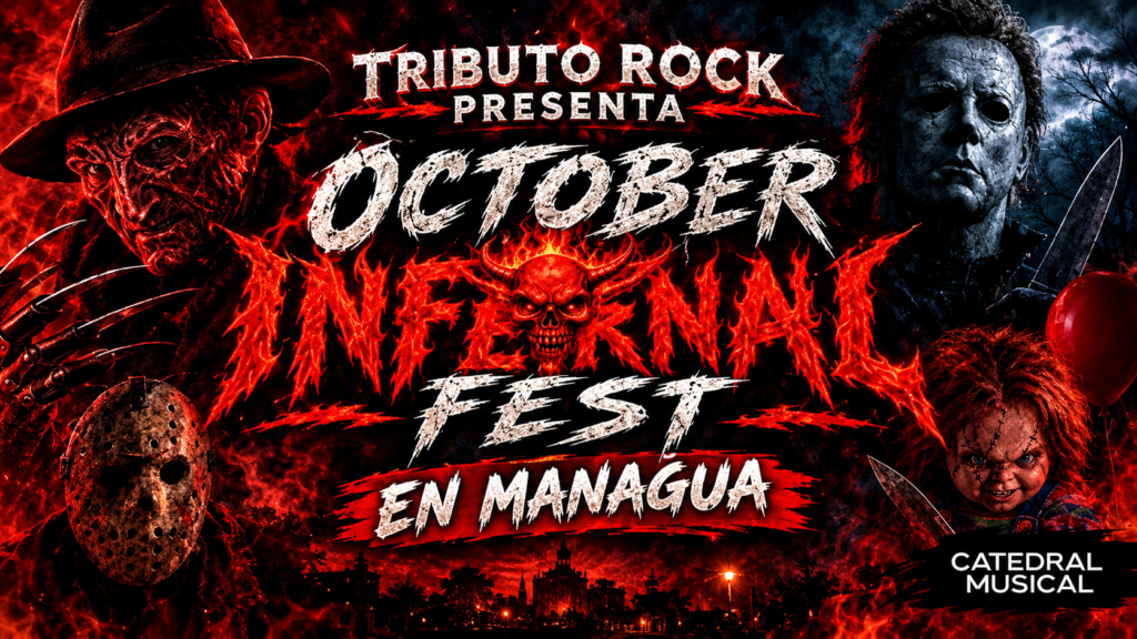 Tributo Rock anuncia el October Infernal Fest para este 31 de octubre en Managua