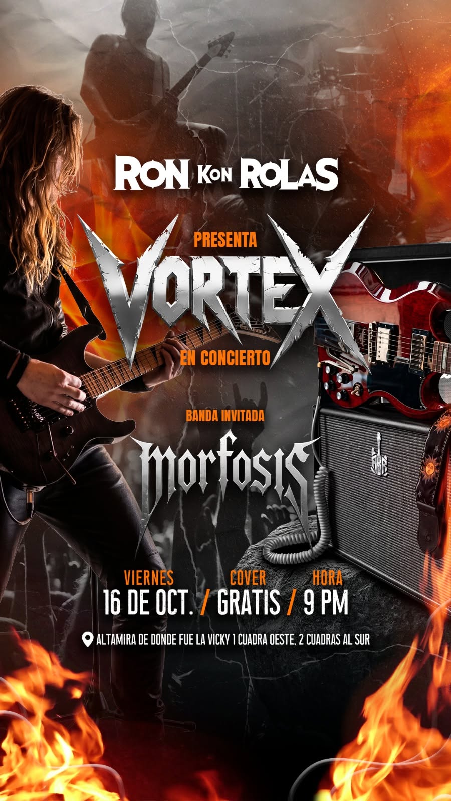 Vortex y Morfosis en Concierto